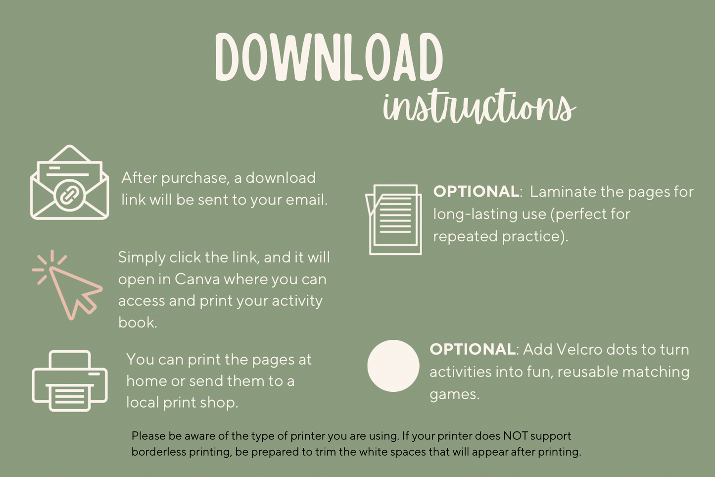 Circle Time Template – Digital Download