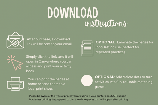 Circle Time Template – Digital Download